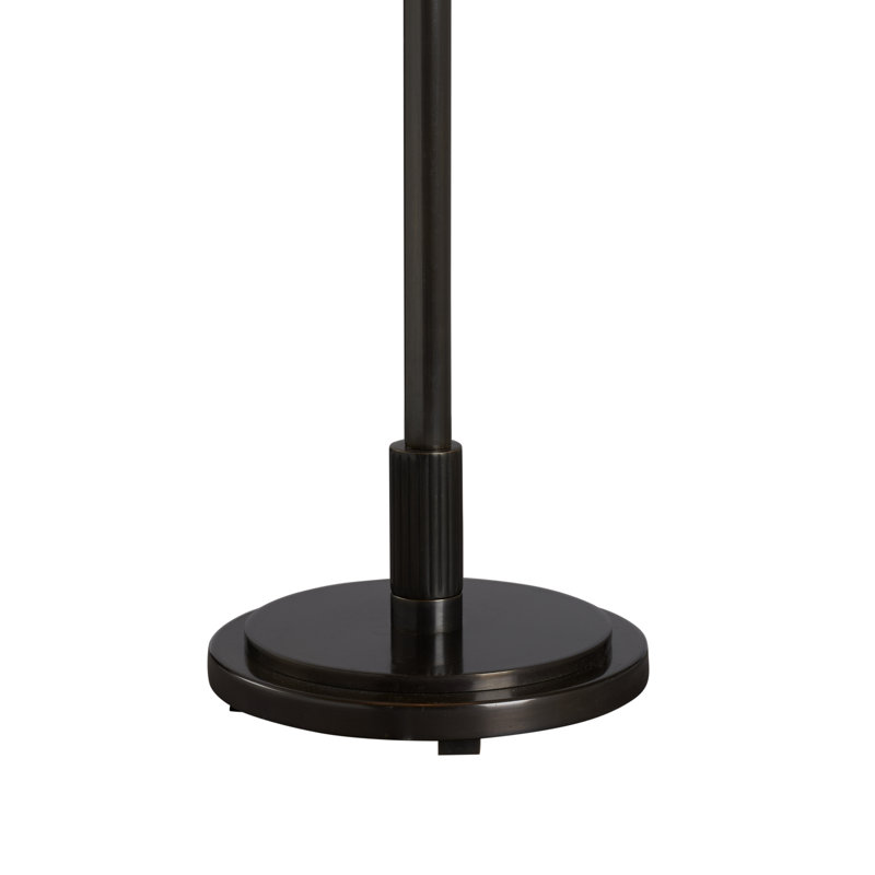 Lampe de table Underwood - Bronze huilé, H 28,5 po x l 11 po x P 11 po, Bronze frotté à l'huile, Variateur