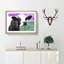 Cow in the Meadow - Picture Frame Graphic Art Print-56708843-56708846