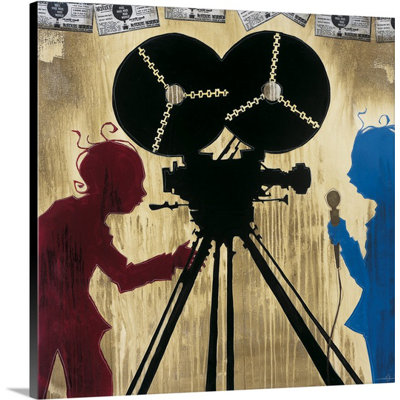 Anneli Its a Mad Mad Mad Mad World by KC Haxton Graphic Art on Canvas