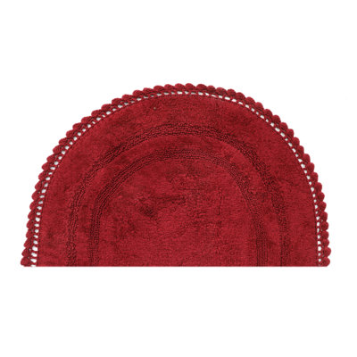 Akifumi 100% Cotton Non-Slip Bath Rug