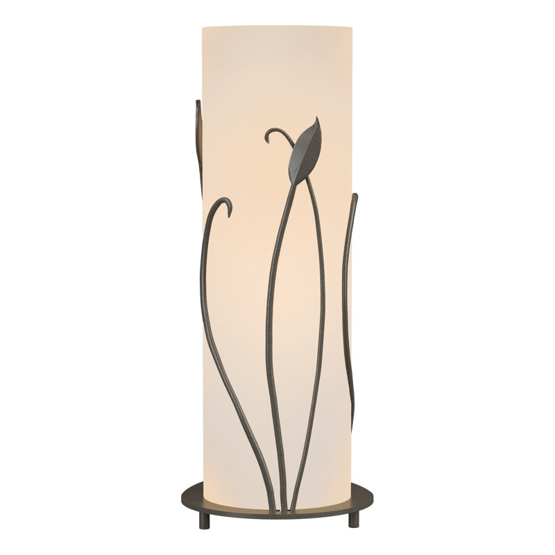 Leaf 18" Table Lamp, Dark Smoke