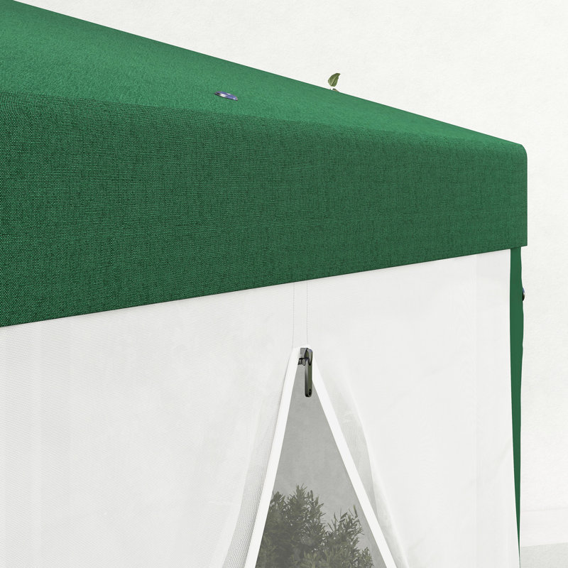 Tente extérieure 13 pi x 11 pi avec structure et parois latérales en acier robuste, pour auvent de camping