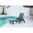 Lounge Chair Outdoor With Wood Texture-833405637