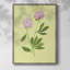 Pivoines en jaune II, reproduction encadrée - bois massif-635697383