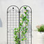Treillis de jardin en métal antirouille pour plantes grimpantes