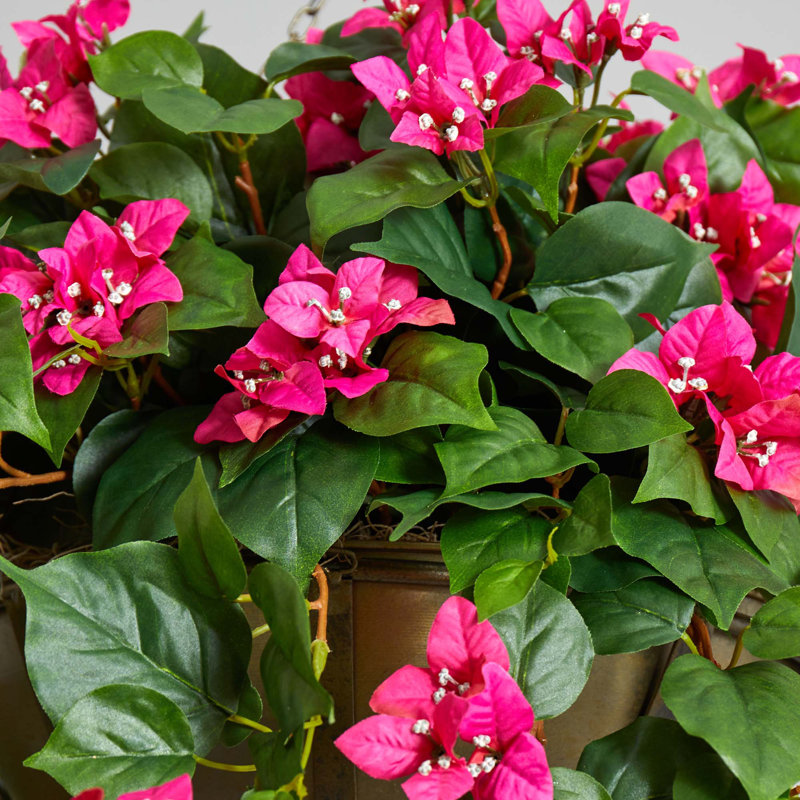 Plante bougainvillea artificielle en pot de fleurs