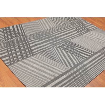 Haddad Wool Geometric Indoor Rug
