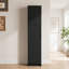 Armoire de rangement haute et étroite avec 3 tablettes réglables, porte simple, armoire d'angle peu encombrante pour les petits espaces-867697198