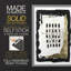 Impression encadrée Gold I-Premium - prête à être accrochée - aucun clou requis - aucun clou requis-2011893566-2011893567