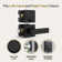 Mega Handles ROBELL Reversible Entry Door Lever and Single Cylinder Deadbolt Lock Combo Pack | Modern Keyed Lever