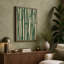 Bamboo in Green Japandi - Wrapped Canvas-1049243515-1049243504
