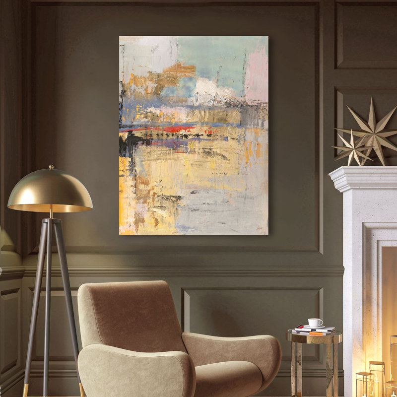 Moonset II by Lucas - Wrapped Canvas Painting, 80cm H x 60cm W x 4cm D