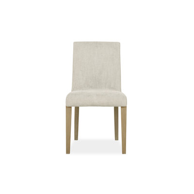 Cavallini 19'' H Upholstered Teak Side Chair