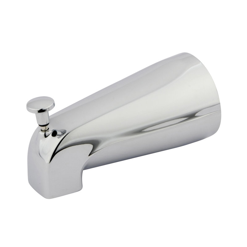 Wall Mounted Tub Spout, Chrome / Chrome