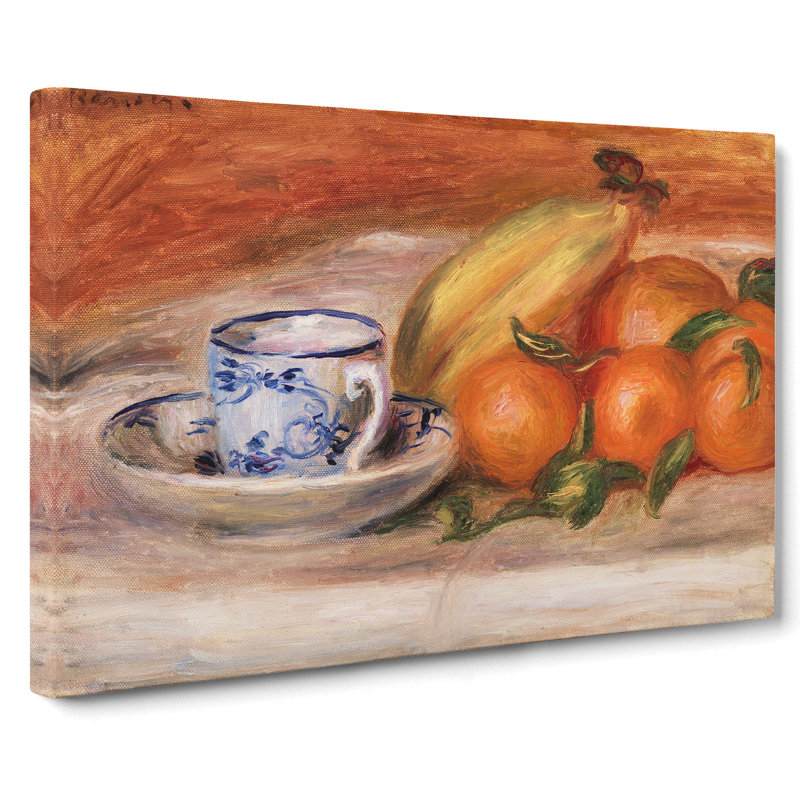 Still Life With Fruits Vol.2 by Pierre-Auguste Renoir - Wrapped Canvas Painting, 35cm H x 50cm W x 3cm D