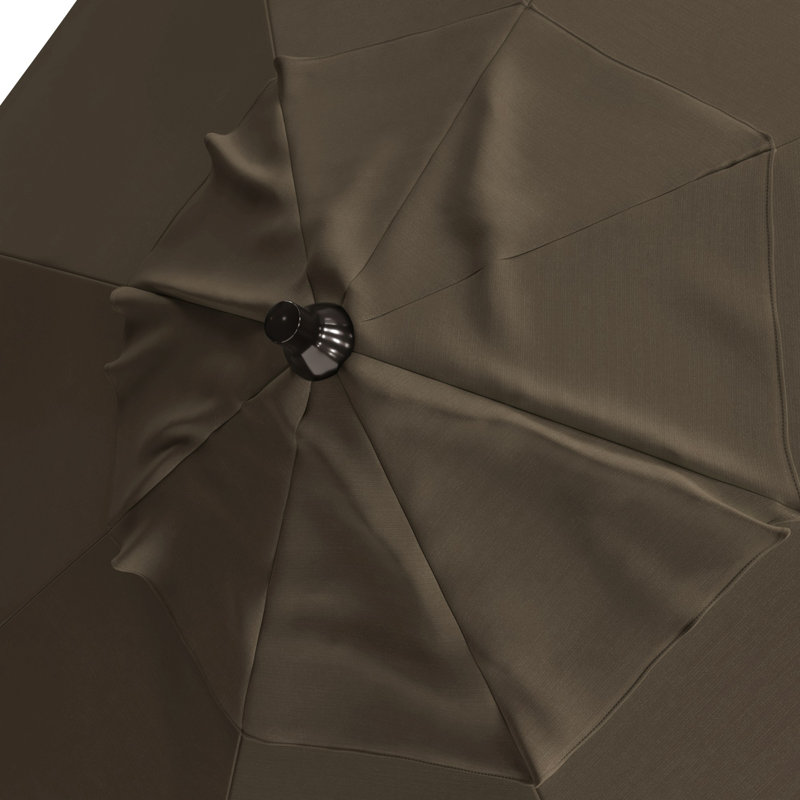 Parasol de marché 9 pi Jelks, Taupe