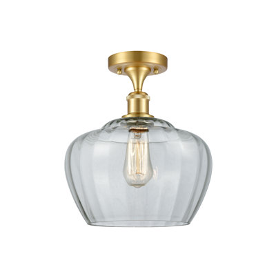 Renee Glass Semi Flush Mount