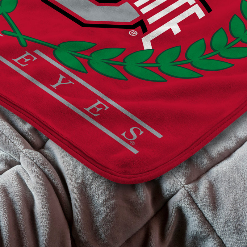 Ohio State Buckeyes Silk Touch Throw Blanket 46x60 Inches