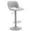 Swivel Adjustable Height Bar Stools, Faux Leather Upholstered Counter Stools, Modern Pub Stools-1858775187