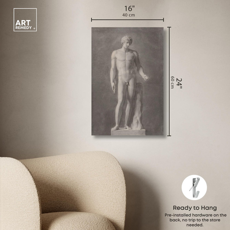 Adonis, toile classique par Art Remedy, Toile tendue, H 24 po x l 16 po x P 1,5 po