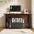 Mobile Storage Cabinet With Wheels, Modern Rolling Storage Unit With 2 Open Shelves And 1 Drawer, Compact Wooden Side Cabinet For Living Room Or Bedroom