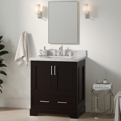 Meuble-lavabo simple avec plateau Abshire 31