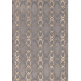 Modern Tibet Hand Knotted Area Rug in Blue