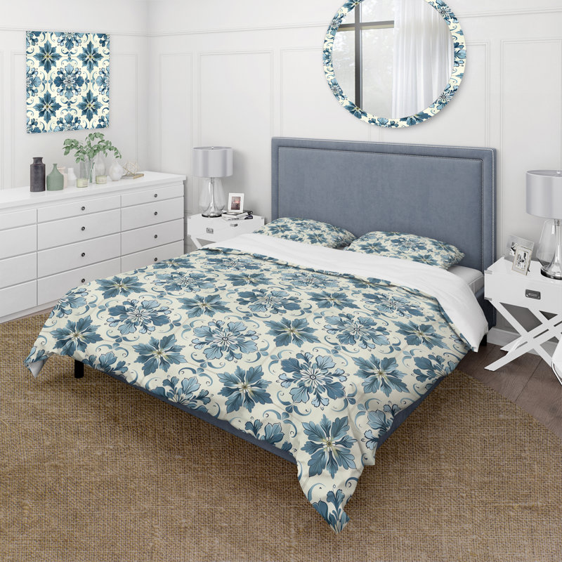 Ensemble de housse de couette Farmhouse, Housse de couette pour grand lit + 2 taies décora