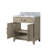 Single Bath Vanity with Carrara Marble Top-643920844