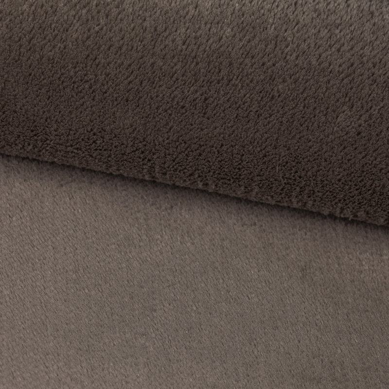 Upholstered Chaise Lounge, Brown
