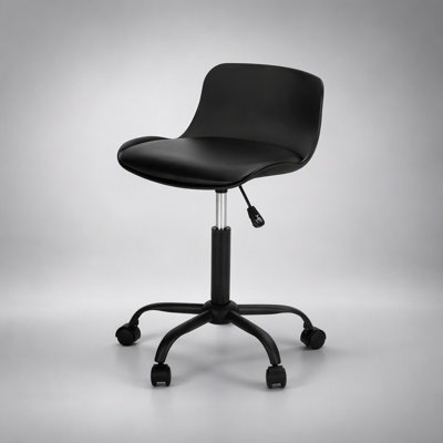 Ergonomic Adjustable Height Swivel Office Chair with Top Grain Leather and Contemporary Design for Comfortable Work Experience