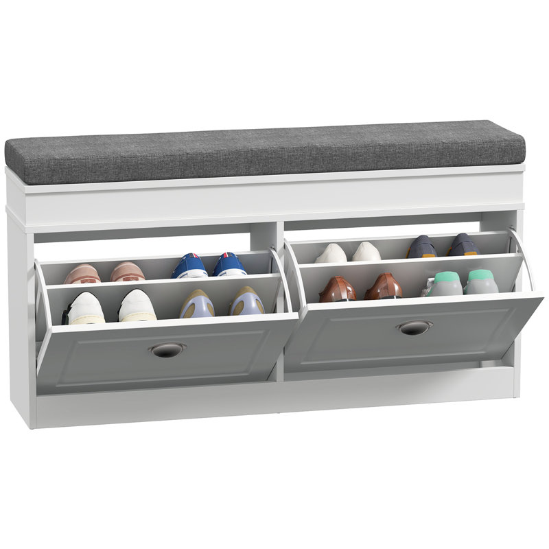 8 Pair Shoe Storage Bench