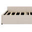Lit plateforme tapissier, base de lit moderne avec lit gigogne et port USB-1625796536