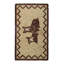 One-of-a-Kind 2'4X4' Hand Knotted Area Rug