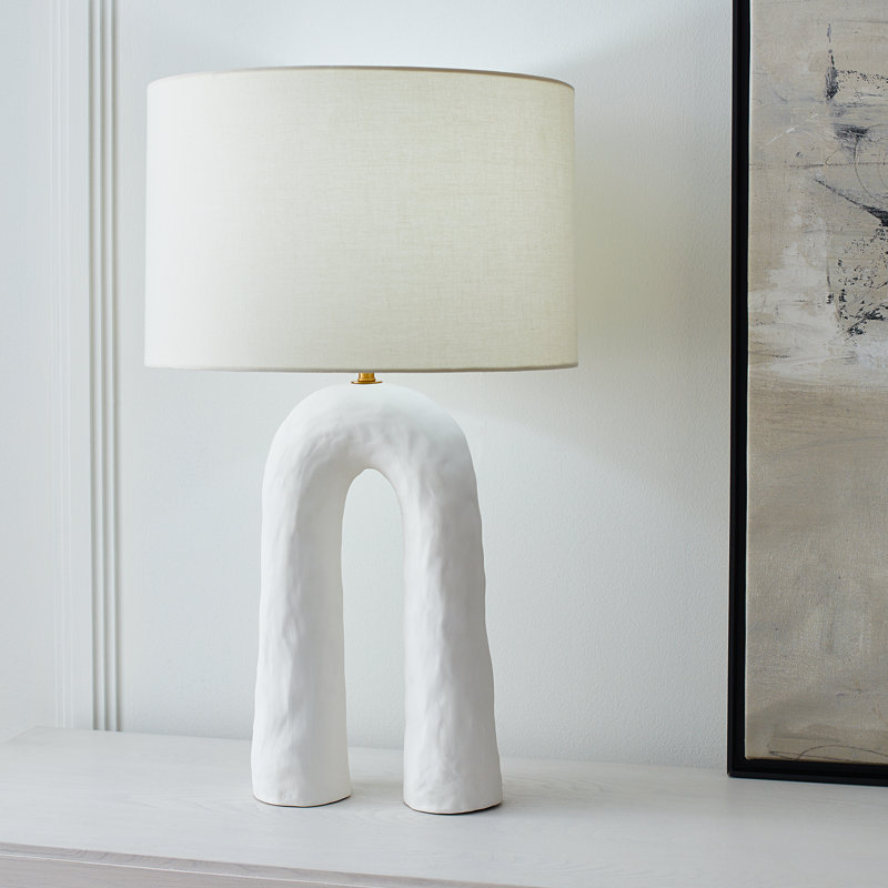 Aura Table Lamp, Matte White