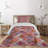 Rustic Polyester Geometric Shapes Coverlet-41886828