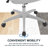 High Back Mesh Swivel Ergonomic Task Office Chair with Flip-Up Arms-1302904799-1324240816