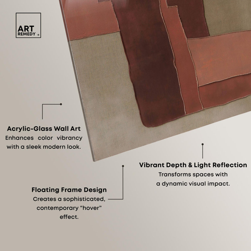 Décoration murale bohème Raw Edge III par Art Remedy, prête à être suspendue, 10 x 15, H 15 po x l 10 po