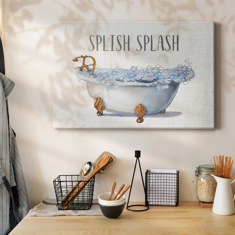 Toile tendue Splish Splash-Gallery, H 12 po x l 18 po