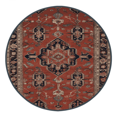 Tapis brun lavable à la machine