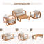 Ensemble de patio extérieur 4 pièces