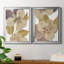 «Neutral Pansy I», ensemble de 2 impressions sur toile encadrées-533357212-533357213