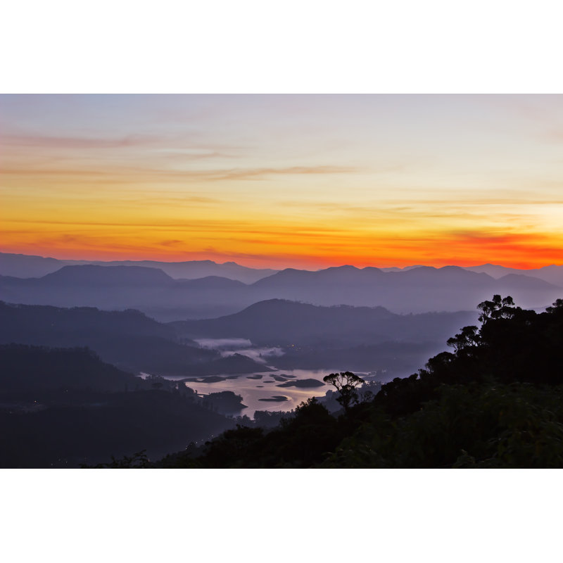 Beautiful Mountain Landscape 1 Piece Wrapped Canvas Wall Art, 81cm H x 122cm W