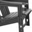 Ensemble de chaises d'extérieur en poly Adirondack avec plateau de connexion et porte-gobelet-182921133