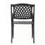 Ensemble de 2 chaises de jardin d'extérieur style campagne moderne