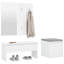 Jojuan vidaXL Hallway Furniture Set Engineered Wood-1648147540