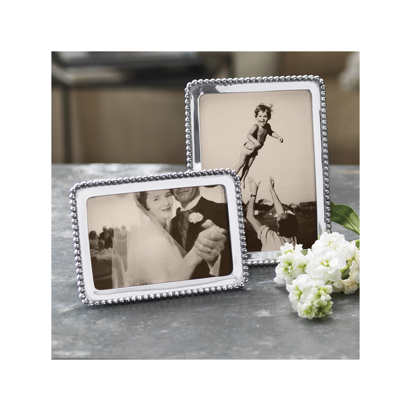 Mariposa Beaded Frame, 5 x 7