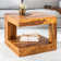 Theirry Solid Wood Floor Shelf Coffee Table with Storage