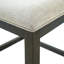 Ensemble de 2 tabourets de bar à hauteur de comptoir - Ensemble de 2 tabourets de bar rustiques avec structure en bois d'hévéa (sans table)-2115262839