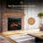 Uptown 33" Infrared Electric Fireplace Insert Heater with Trim Kit, Compatible with Alexa & Google